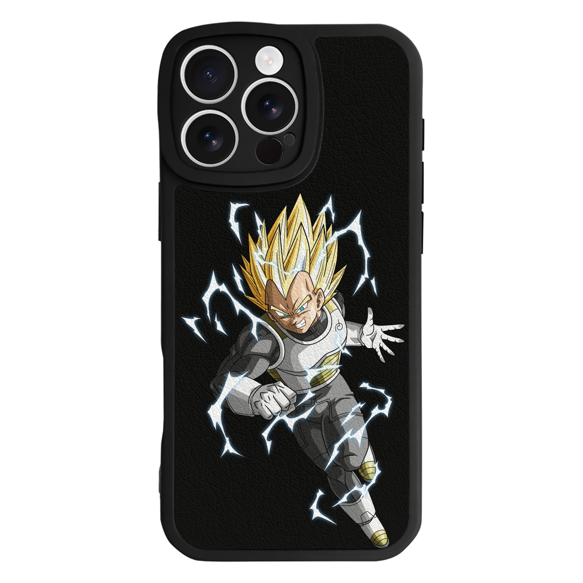 （画像用） ドラゴンボール ベジータ四世（Bejīta Yonsei）DRAGON BALL Vegeta IV 【iPhone 16シリーズ対応】シリコンスマホケース（レザー調） 材質：シリコン